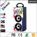 Sistema de karaokê churrasco KBQ-604 1200 mAh Melhor Caixa de Madeira de Áudio Sem Fio Bluetooth Speaker Ao Ar Livre Com Rádio FM USB